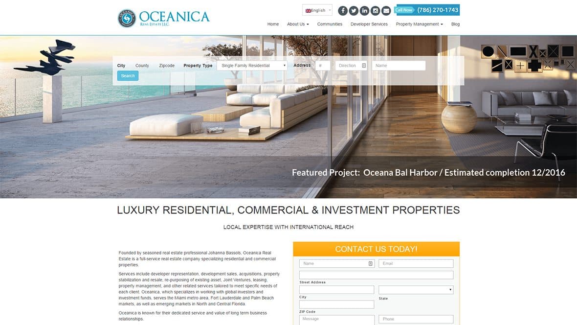 Oceanica_Homepage