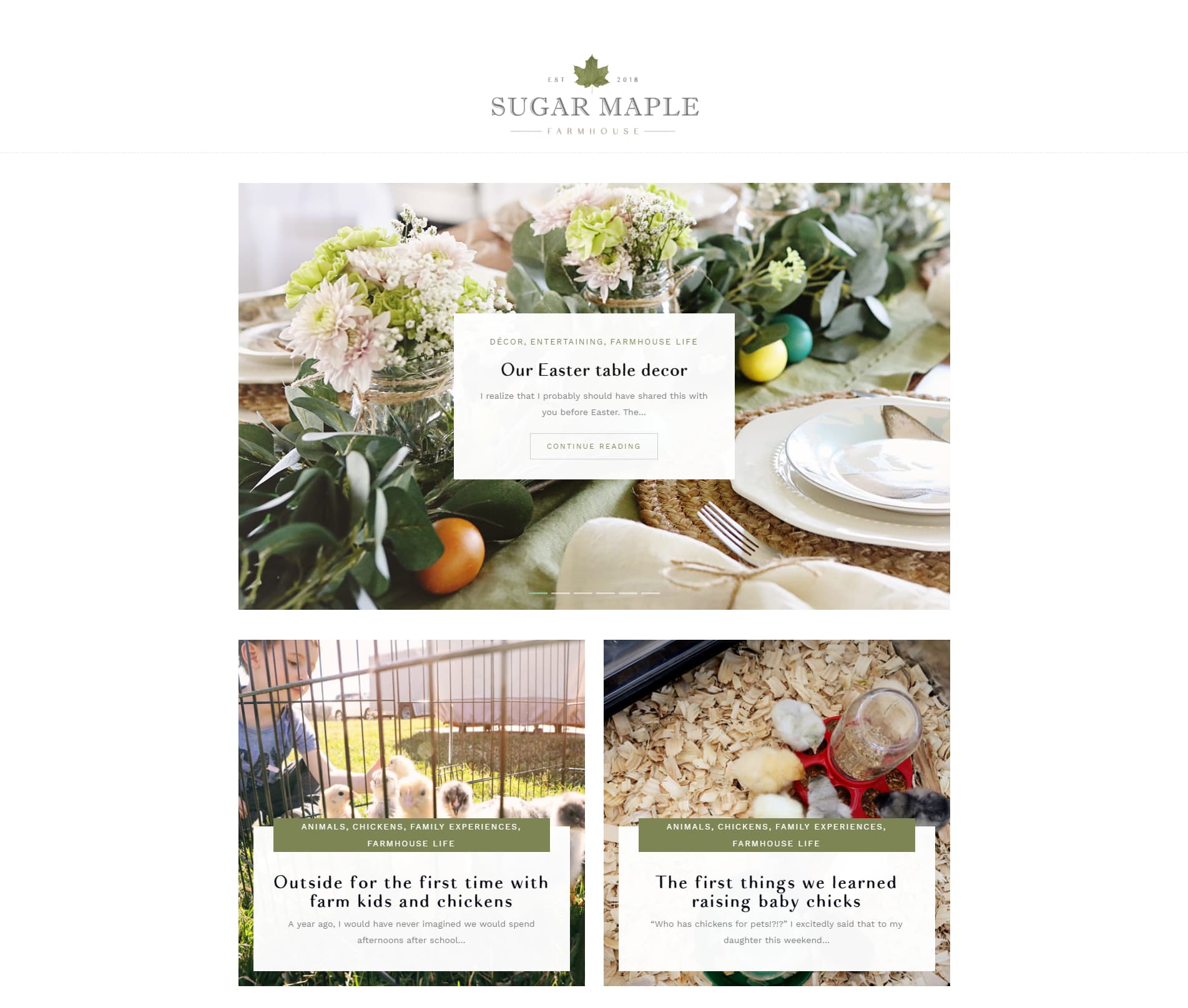 Homepage