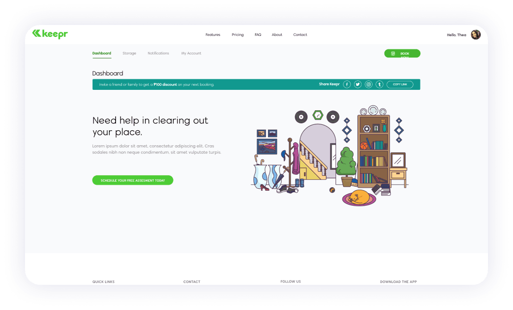 Keepr Web App