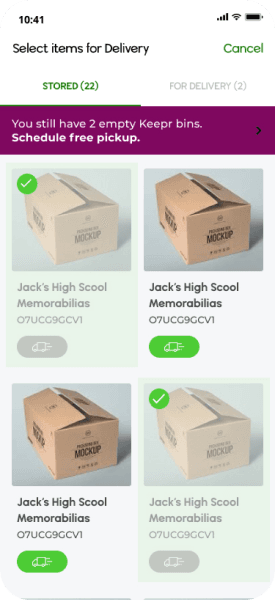 Keepr Mobile App