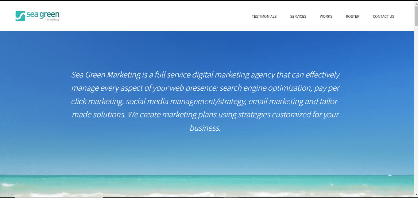 SeaGreen Homepage