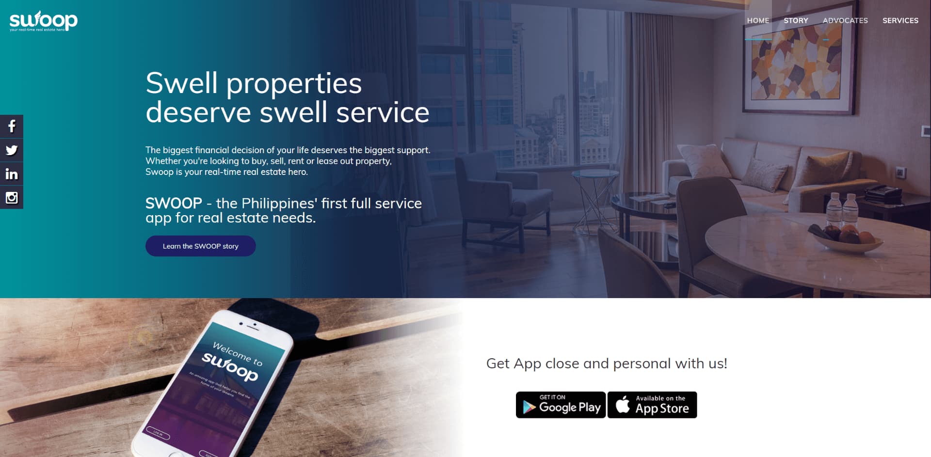 Swoop-Inc-Homepage