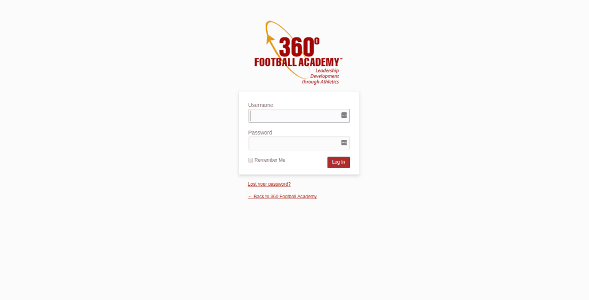 360-Football-Academy-›-Log-In